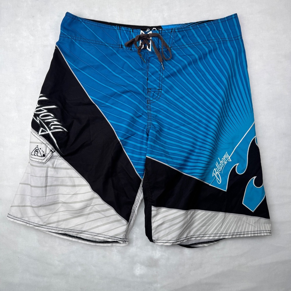 Billabong Andy Irons Platinum X Quad Stretch Board Shorts Y2K Size 36 READ
